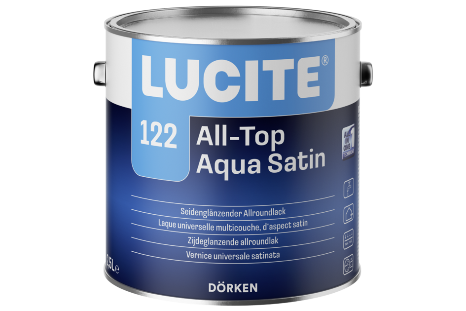 Lucite all top discount aqua satin